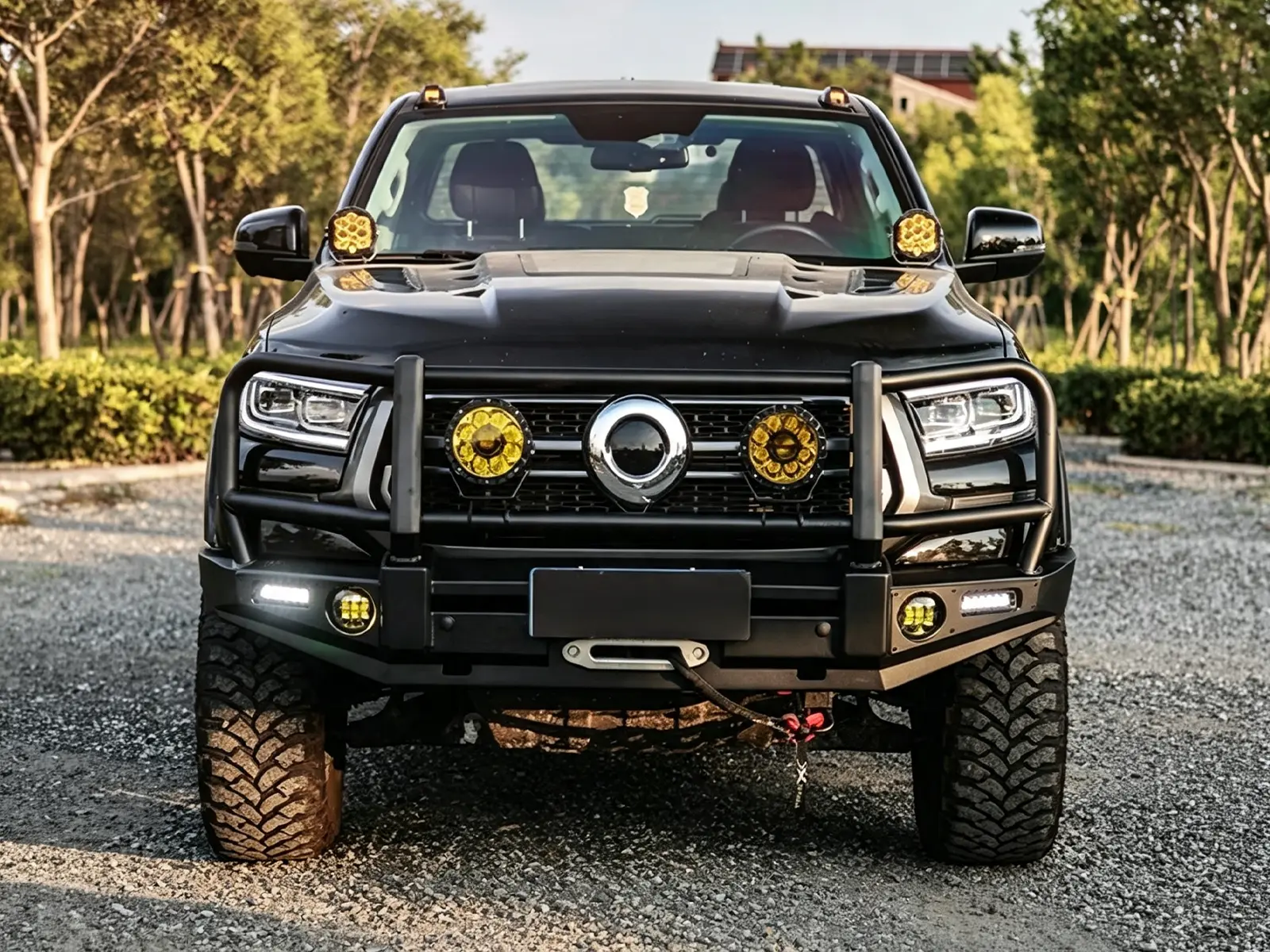 GWM Cannon / Poer / P-Series Passenger Bullbar With LED Lights product image 1